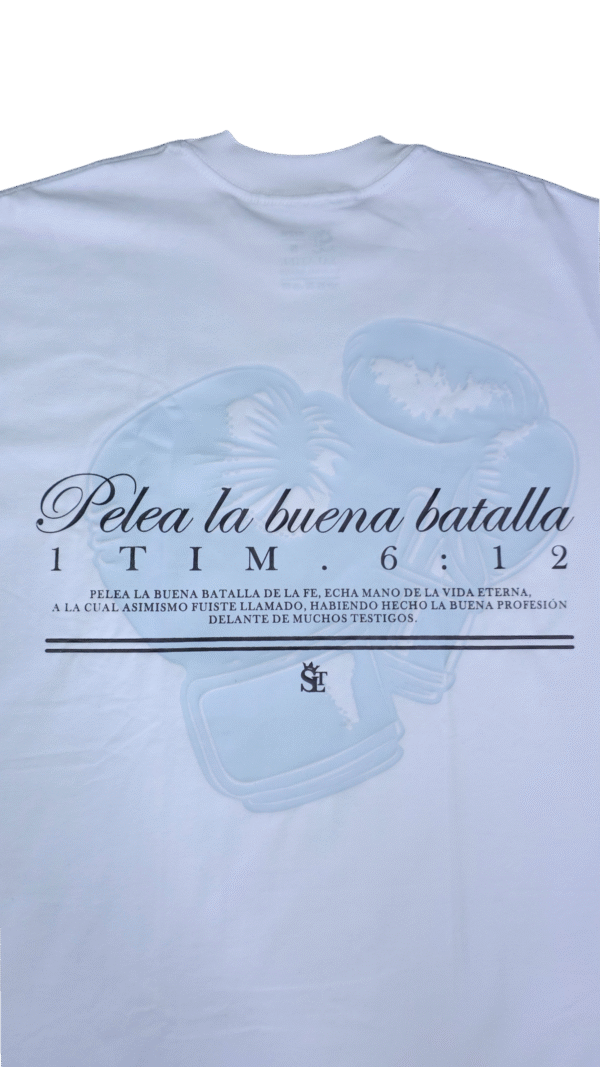 Guantes, pelea la buena batalla blanca