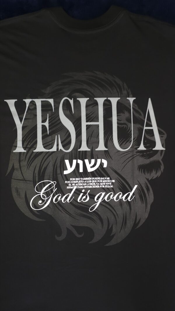 Yeshua letra MAYUSCULA leon negra