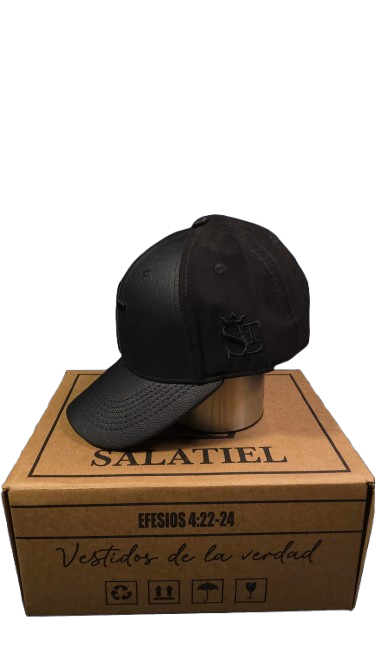 Yeshua full negra cuerina plana