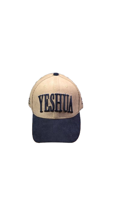 Yeshua letra azul y color beage