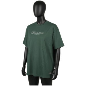 Dios es amor corazón verde