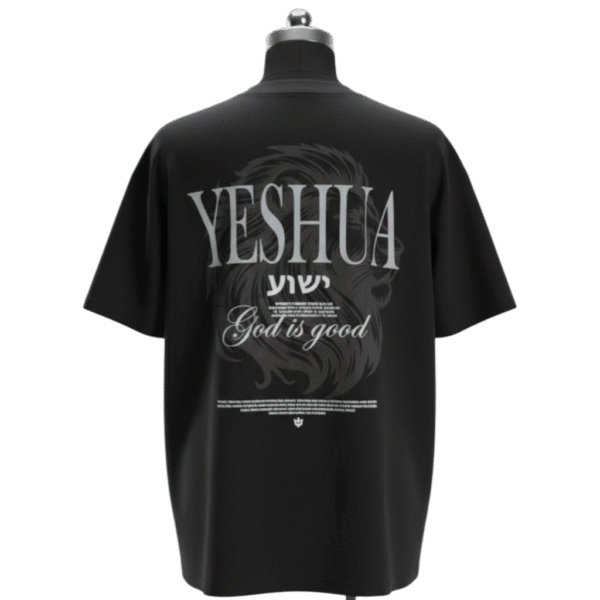 Yeshua letra MAYUSCULA leon negra