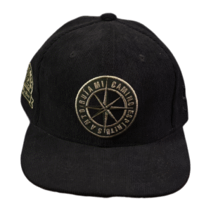 Brujula negra plana corrugada