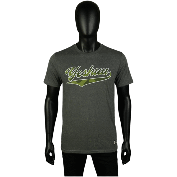 Yeshua letra camuflada verde