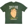 Dios es amor corazon  verde
