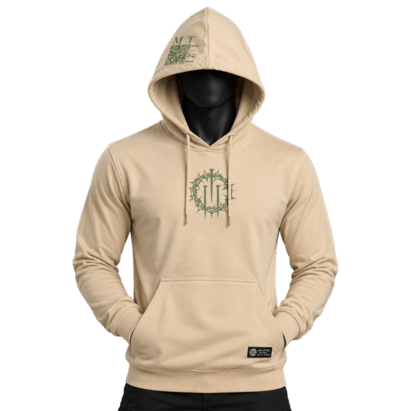 Sudadera Clavos Beage