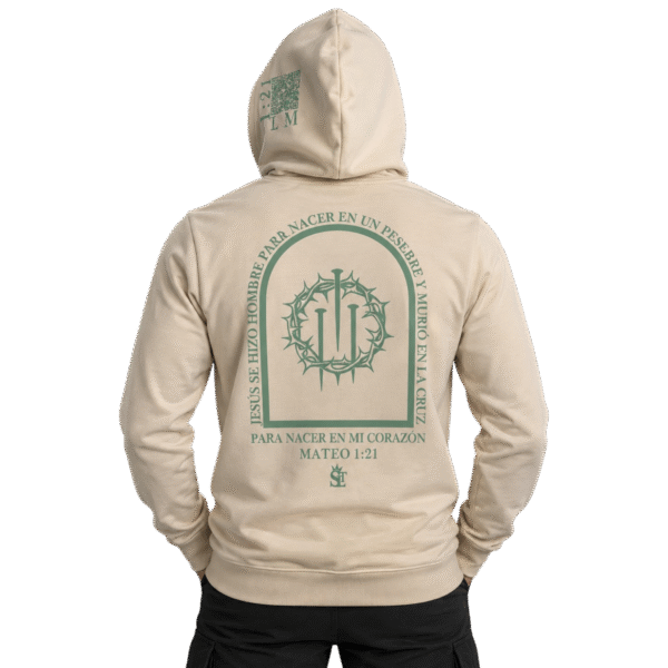 Sudadera Clavos Beage
