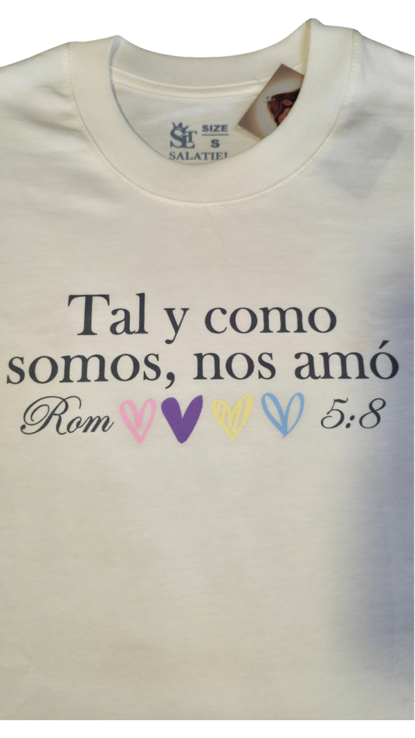 Tal y como somos nos amo beige. Mujer