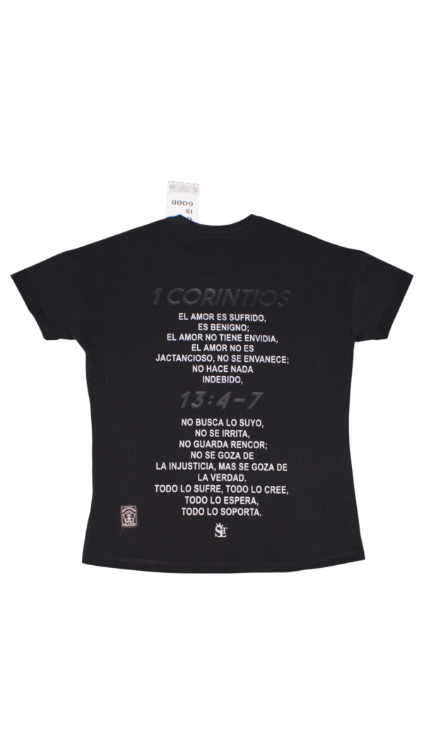 ¿AMOR? Negra Camisa Mujer