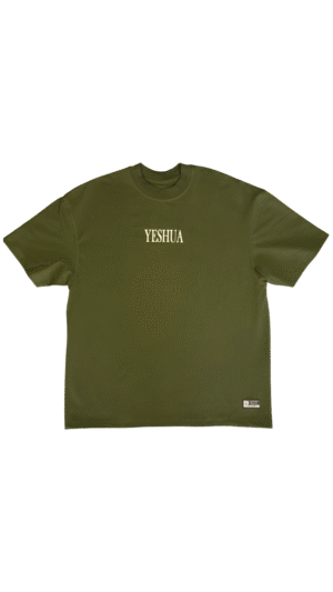Yeshua letra MAYUSCULA verde