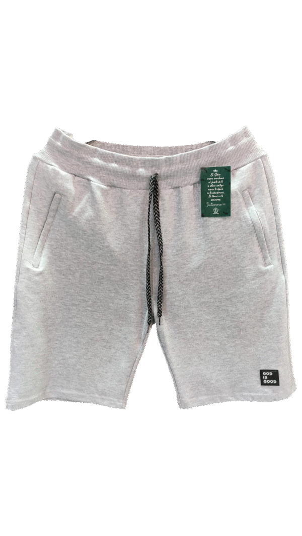 Short Gris Claro God is Good