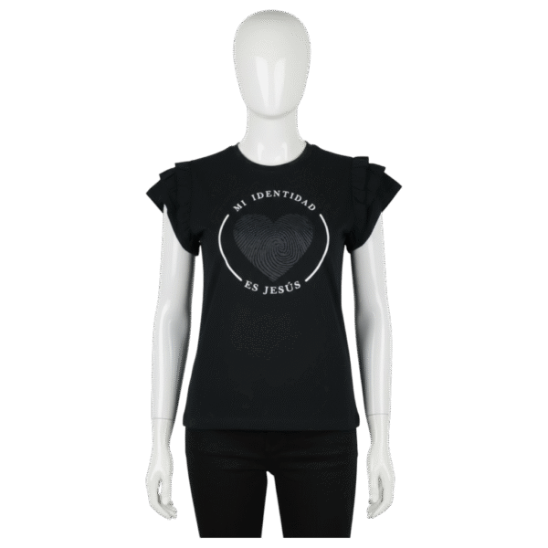 Mi Identidad Estilo Blusa Bolero Negra