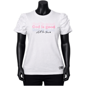 God is Good All Time Blanca Bolero Mujer
