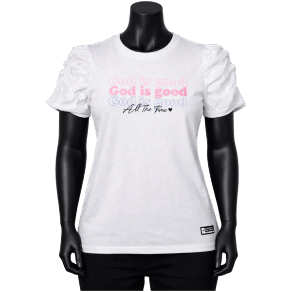 God is Good All Time Blanca Bolero Mujer